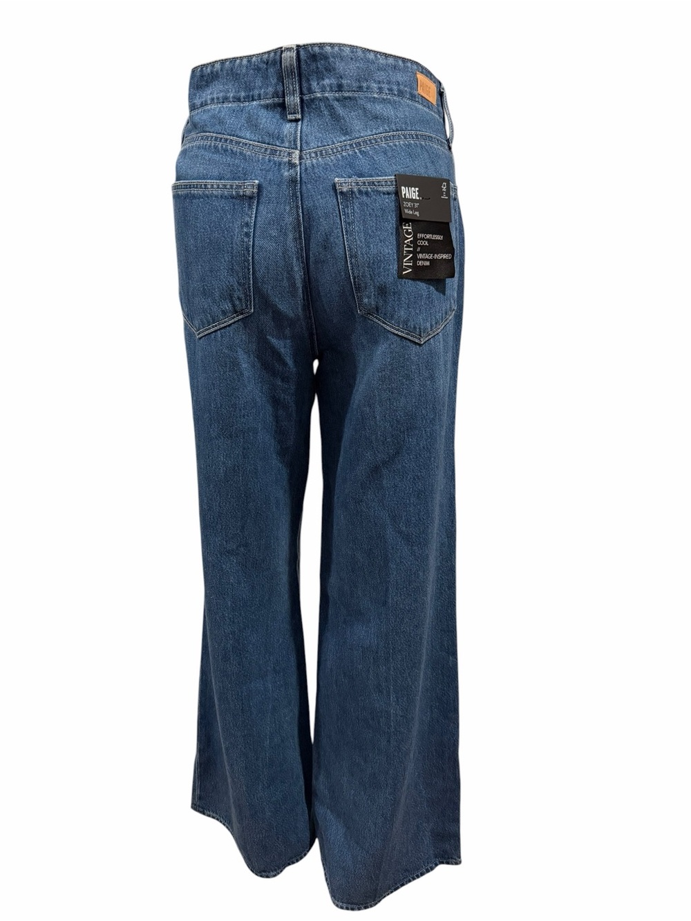 Paige Jeans Womens Blue Denim Zoey Wide Leg High Rise Boho Size 29 - Picture 3 of 16